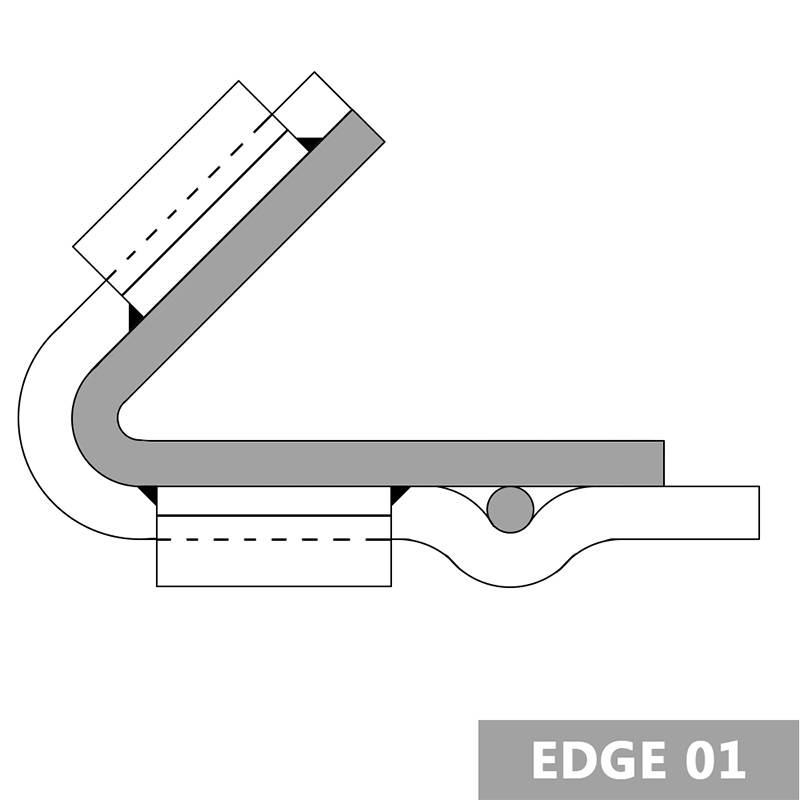 Wire Cloth Screen Edge Hook Clamping Strips