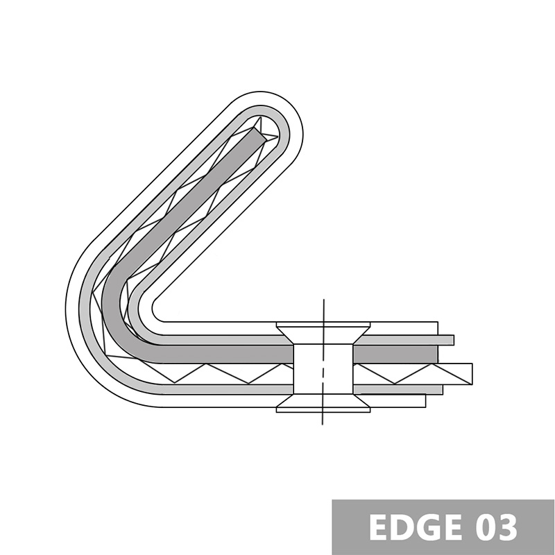 Wire Cloth Screen Edge Hook Clamping Strips