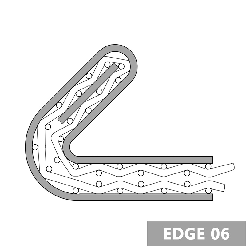 Wire Cloth Screen Edge Hook Clamping Strips