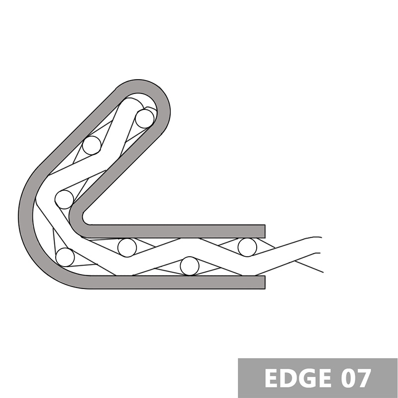 Wire Cloth Screen Edge Hook Clamping Strips