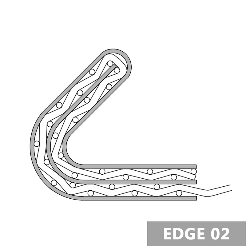 Wire Cloth Screen Edge Hook Clamping Strips