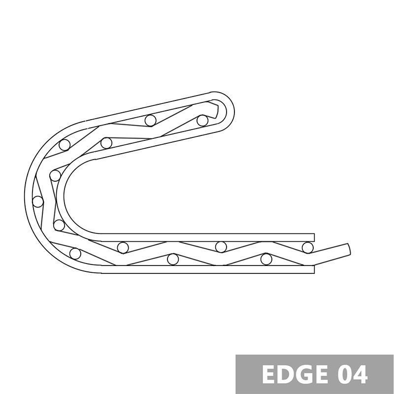 Wire Cloth Screen Edge Hook Clamping Strips