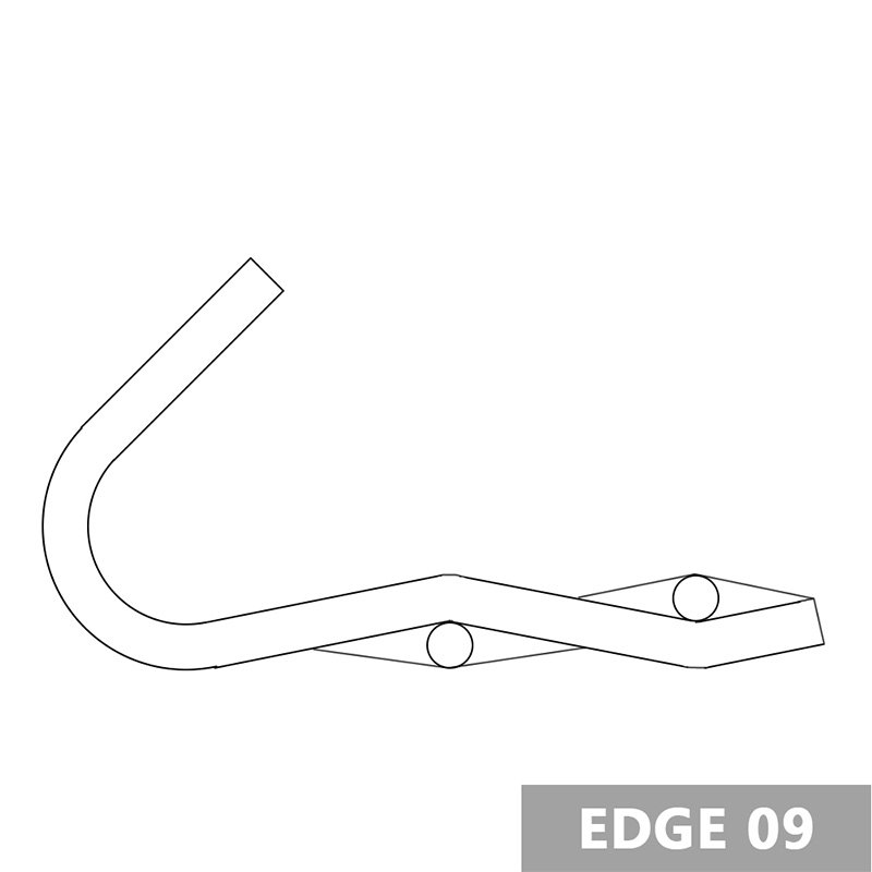 Wire Cloth Screen Edge Hook Clamping Strips