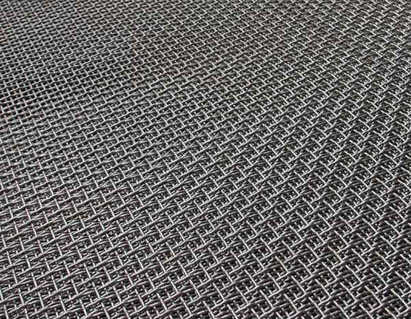 What are the key steps in the production process of screen mesh