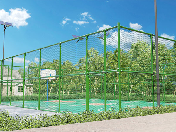 What kind of fence does the school use?