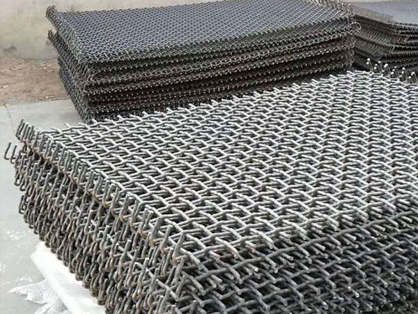 Crimped wire mesh manufacturing process