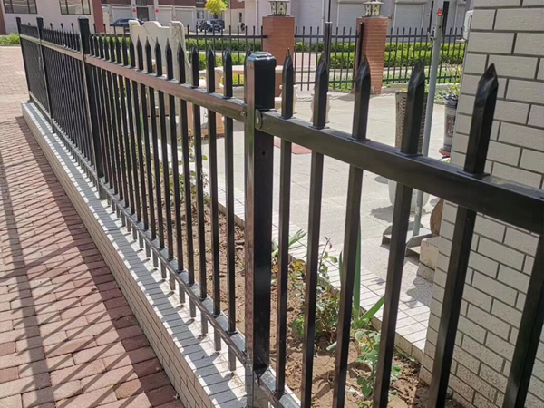 What is the difference between zinc-steel guardrails and wrought iron guardrails?