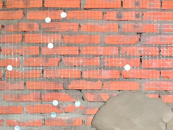 Why is mesh used when plastering walls?